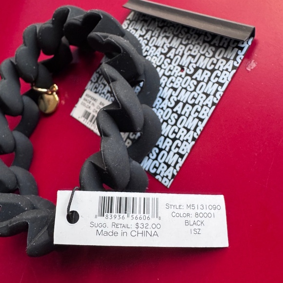 Marc Jacobs Black Bracelet with Gold Detail - Picture 2 of 2